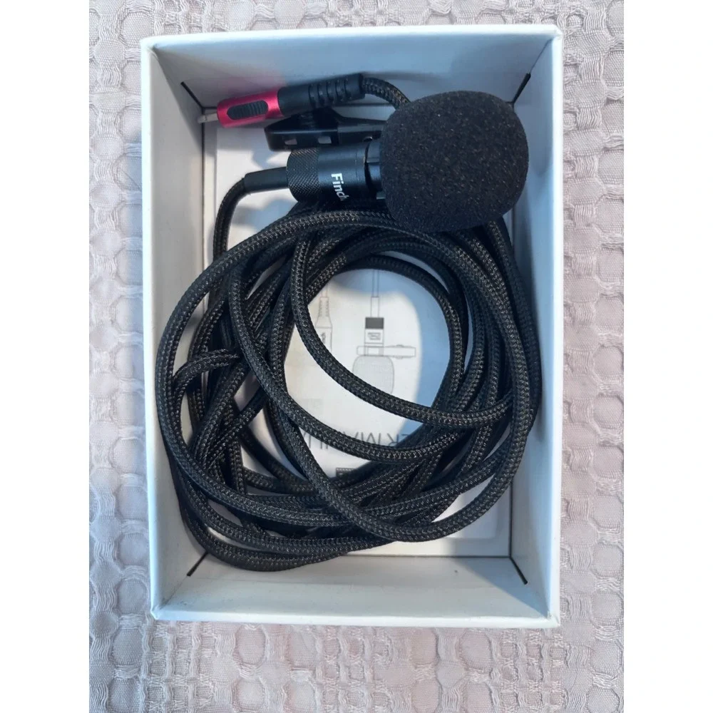 Pixel Lavalier Microphone iPhone iPad Lightning Omnidirectional 10ft Clip-On Mic